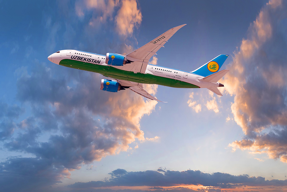 Самолёт Uzbekistan Airways