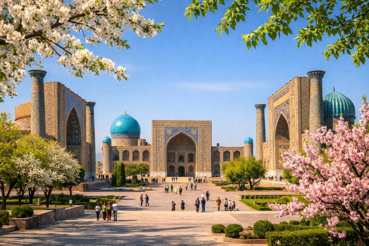 Весна в Узбекистане: лучшее время для поездки