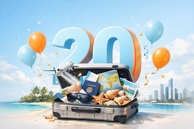 🎉 Нам 20 лет! А подарки вам!